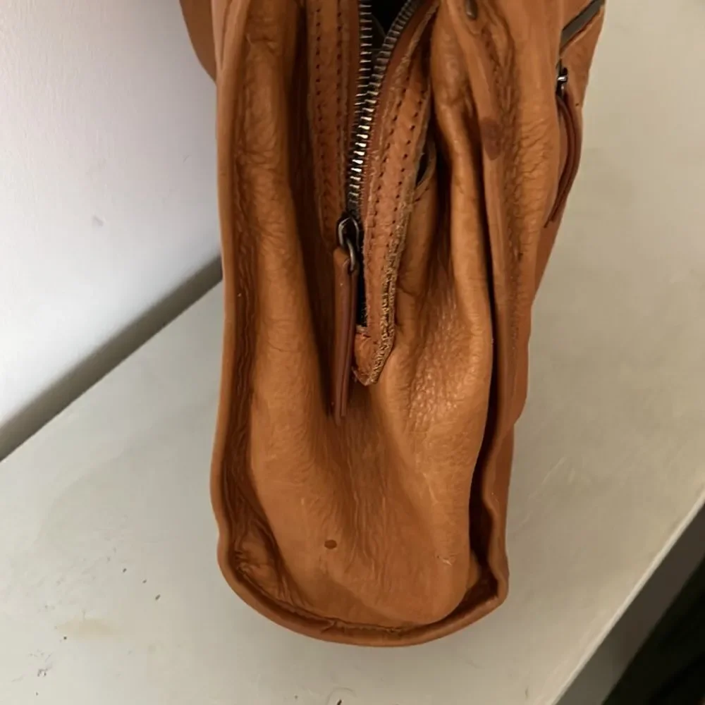 American Leather Co Tan Lenox Shoulder Bag